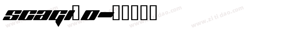scagi_0字体转换