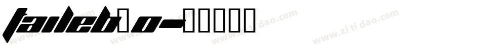 taileb_0字体转换