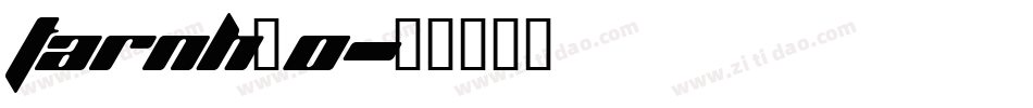 tarnh_0字体转换