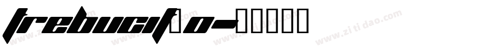 trebucit_0字体转换