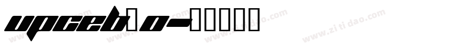 upceb_0字体转换