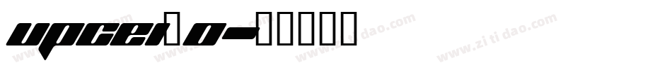 upcei_0字体转换