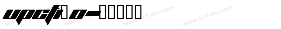 upcfi_0字体转换