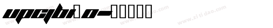 upcjbi_0字体转换