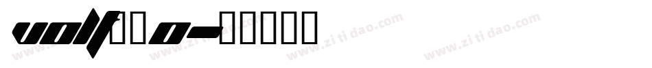 volt__0字体转换