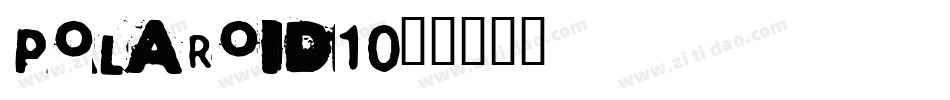 POLAROID字体转换