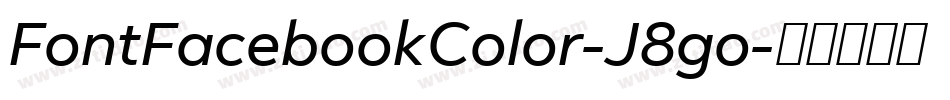 FontFacebookColor-J8go字体转换