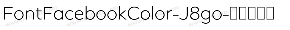 FontFacebookColor-J8go字体转换