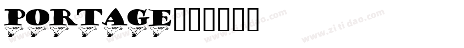 PORTAGE字体转换