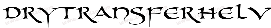 DryTransferHelveticaMedium-Caps-2字体转换