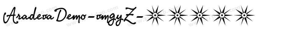 AradevaDemo-vmgyZ字体转换