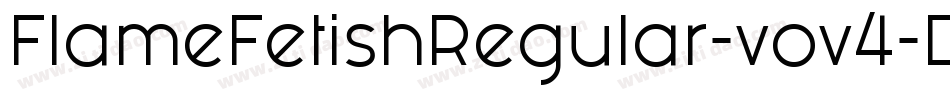 FlameFetishRegular-vov4字体转换