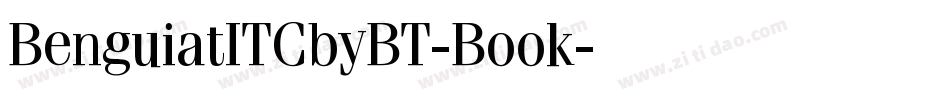 BenguiatITCbyBT-Book字体转换
