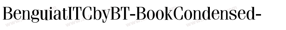 BenguiatITCbyBT-BookCondensed字体转换