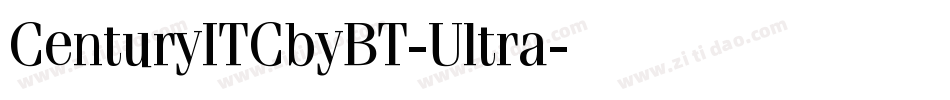 CenturyITCbyBT-Ultra字体转换