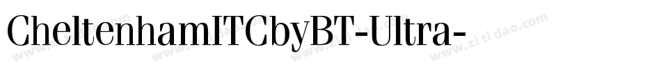 CheltenhamITCbyBT-Ultra字体转换