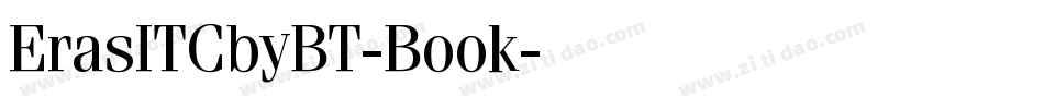 ErasITCbyBT-Book字体转换