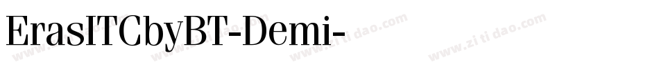 ErasITCbyBT-Demi字体转换