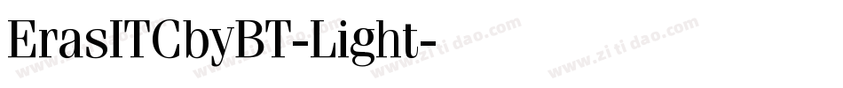 ErasITCbyBT-Light字体转换