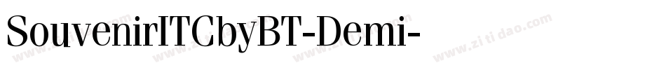 SouvenirITCbyBT-Demi字体转换