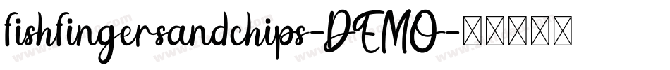 fishfingersandchips-DEMO字体转换