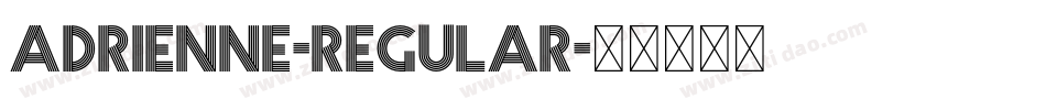 Adrienne-Regular字体转换