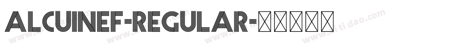 AlcuinEF-Regular字体转换