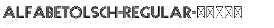 AlfabetoLSCH-Regular字体转换