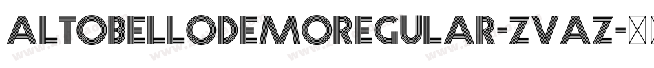 AltobellodemoRegular-ZvaZ字体转换