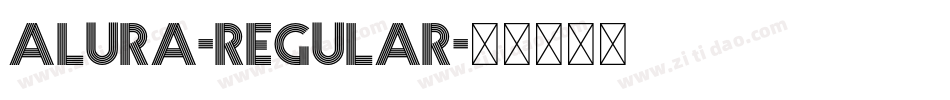 Alura-Regular字体转换