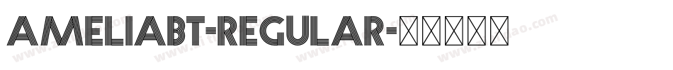 AmeliaBT-Regular字体转换
