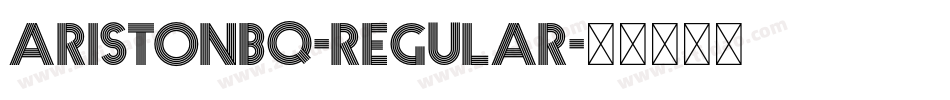 AristonBQ-Regular字体转换