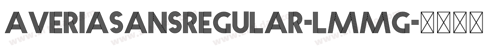 AveriasansRegular-LmmG字体转换