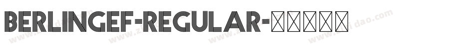BerlingEF-Regular字体转换