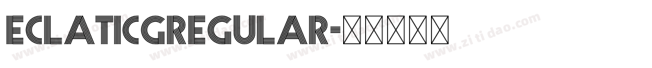 EclatICGRegular字体转换