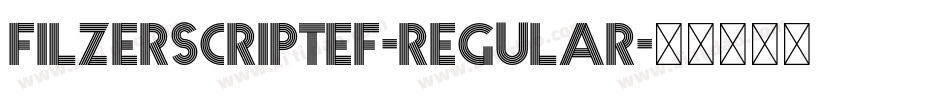 FilzerScriptEF-Regular字体转换