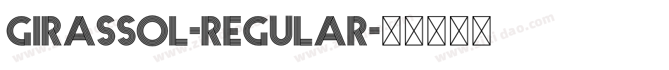 Girassol-Regular字体转换