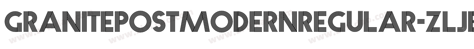 GranitepostmodernRegular-ZlJB字体转换 GranitepostmodernRegular-ZlJB字体转换