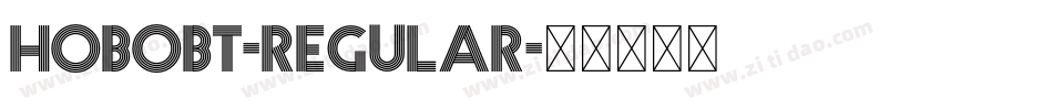 HoboBT-Regular字体转换 HoboBT-Regular字体转换
