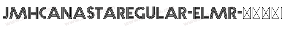 JmhcanastaRegular-Elmr字体转换