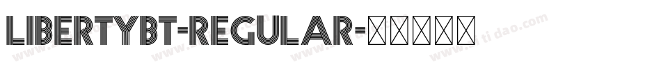 LibertyBT-Regular字体转换