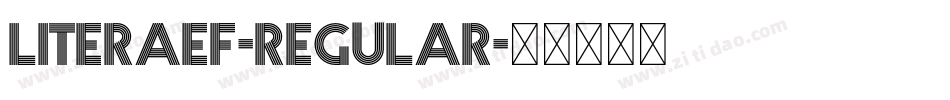 LiteraEF-Regular字体转换
