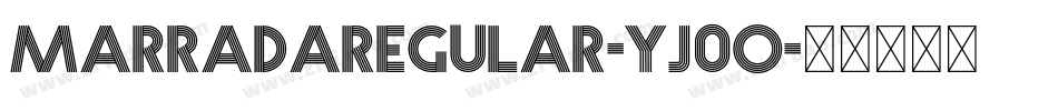 MarradaRegular-Yj0O字体转换