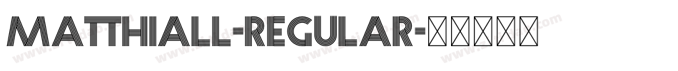 MatthiaLL-Regular字体转换