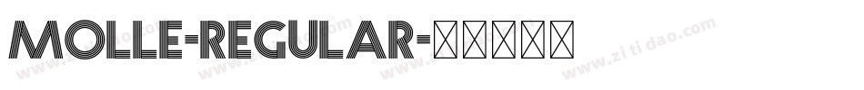 Molle-Regular字体转换