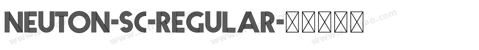 Neuton-SC-Regular字体转换