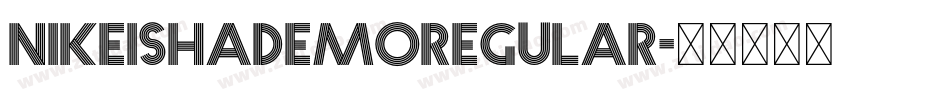 NikeishaDEMORegular字体转换