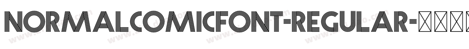 Normalcomicfont-Regular字体转换
