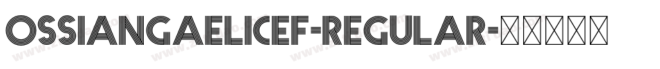 OssianGaelicEF-Regular字体转换