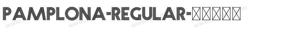Pamplona-Regular字体转换
